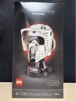 STARWARS LEGO Scout Trooper 471 Pieces - Partially Built