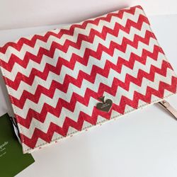 Kate Spade New York Chevon Canvas Clutch