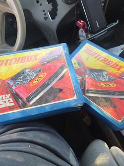 Vintage Matchbox Carry Case Lot of 2
