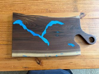 Handmade Black Walnut Charcuterie Board/Serving Tray