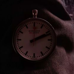 Swiss mondaine pocket watch