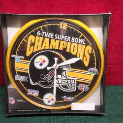 Steelers Clock