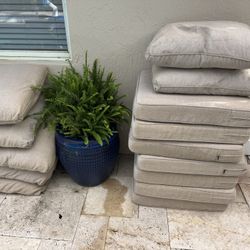 Patio Sofa Cushions 7 Seats And 7 Back Cushions 