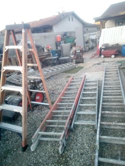 All 4 ladders one price $120