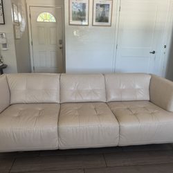 CHATEAU D'AX Couch Set Leather Couch And Love Seat