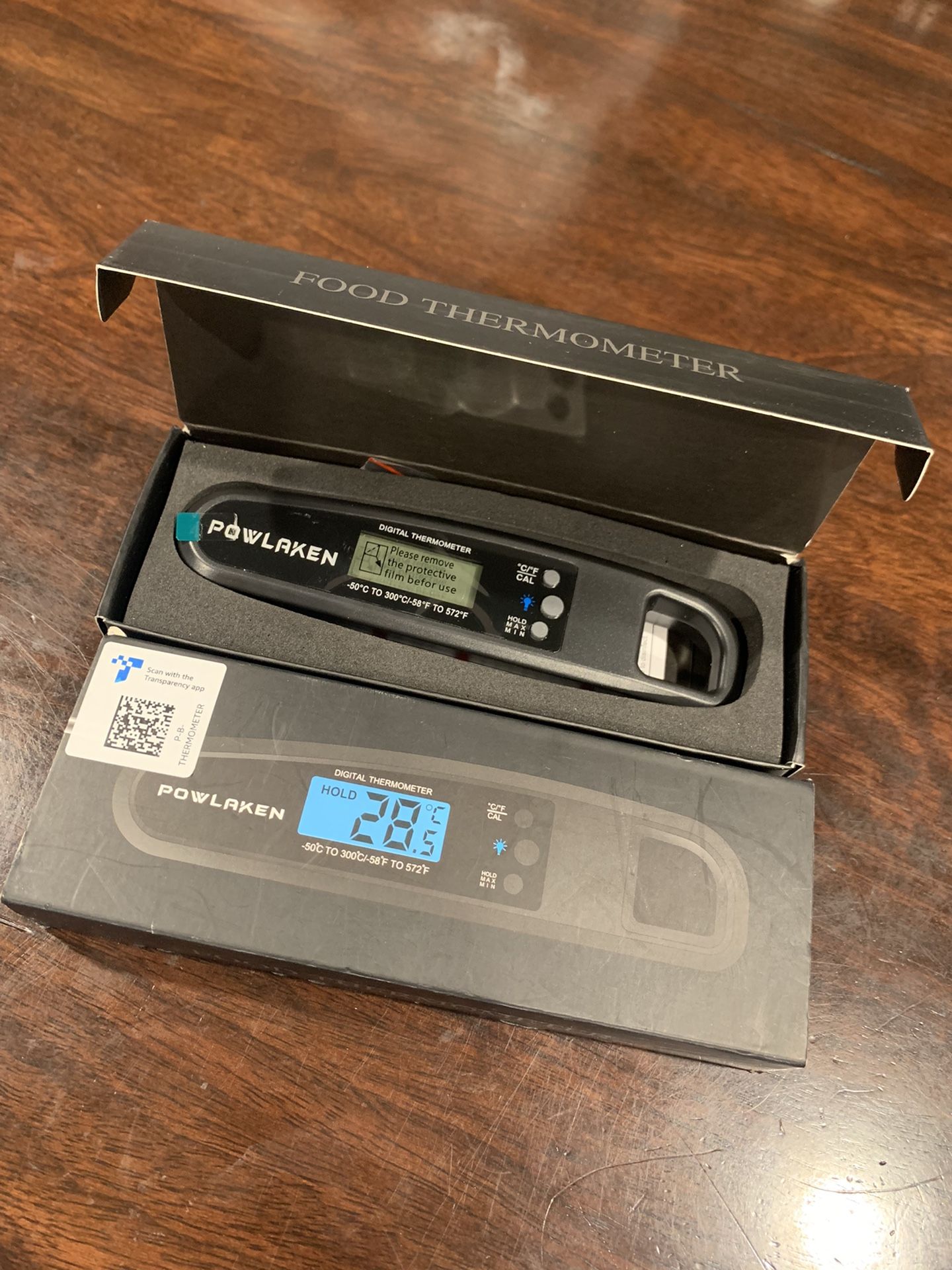 Powlaken Instant Read Meat Thermometer 