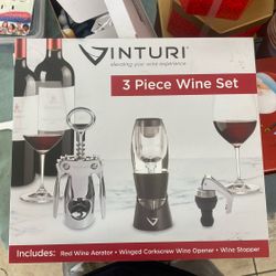 3 Piece Wine Set 