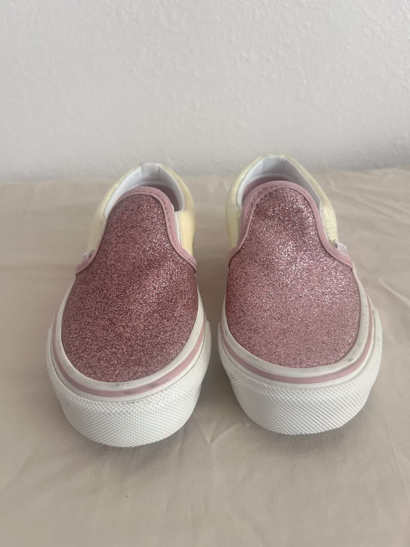 Toddler 11 Vans Pink Sparkle