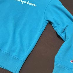 Blue Long Sleeve champion Sweatshirt