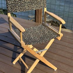 Sexy Cheetah Director’s Chair