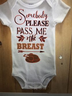 Thanksgiving baby onesies 😍