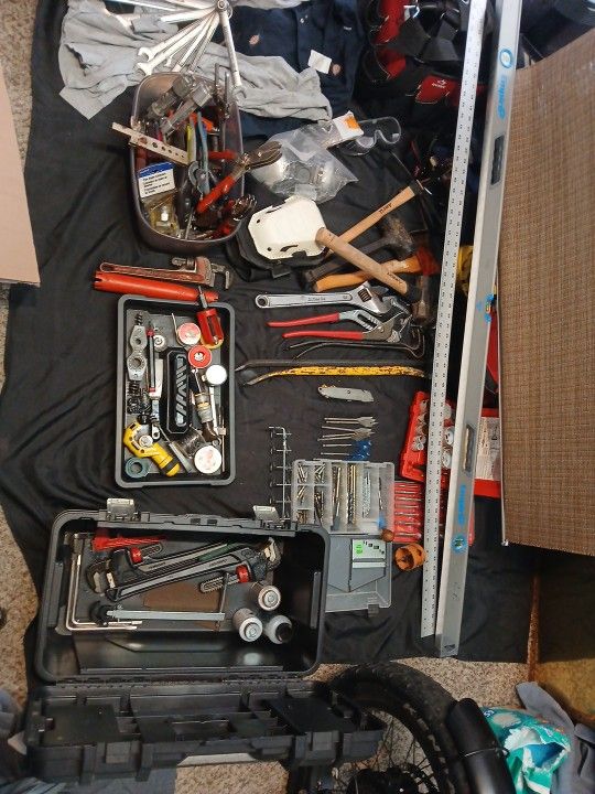 Tools, Plumbing And Bags