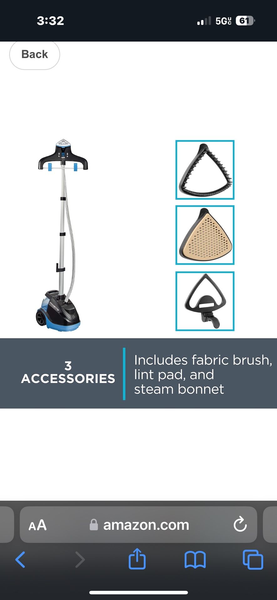 Rowenta 360 Master Steamer