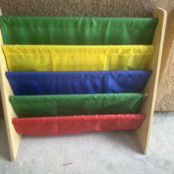 Like New//book Holder/ Kids Book Organizer  Multi Colors For Girl or Boy