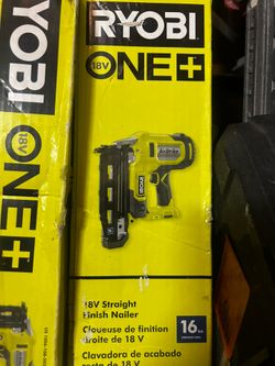 Ryobi Finish Nailer 16g New Tool Only 