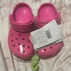 12c Shiny Pink Crocs