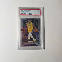 2019-20 Prizm LeBron James #129 PSA 9 Mint Lakers