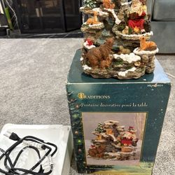Christmas Table Top Fountain 