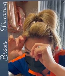 Brow 🧵 threading 🧵 c.lass. Brow lamination Cosmetic kit.