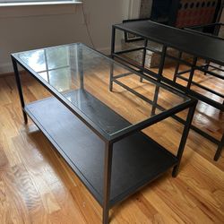 Glass Tables and Shelves