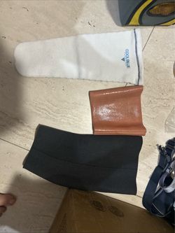 Lot of three prosthetic sleeves