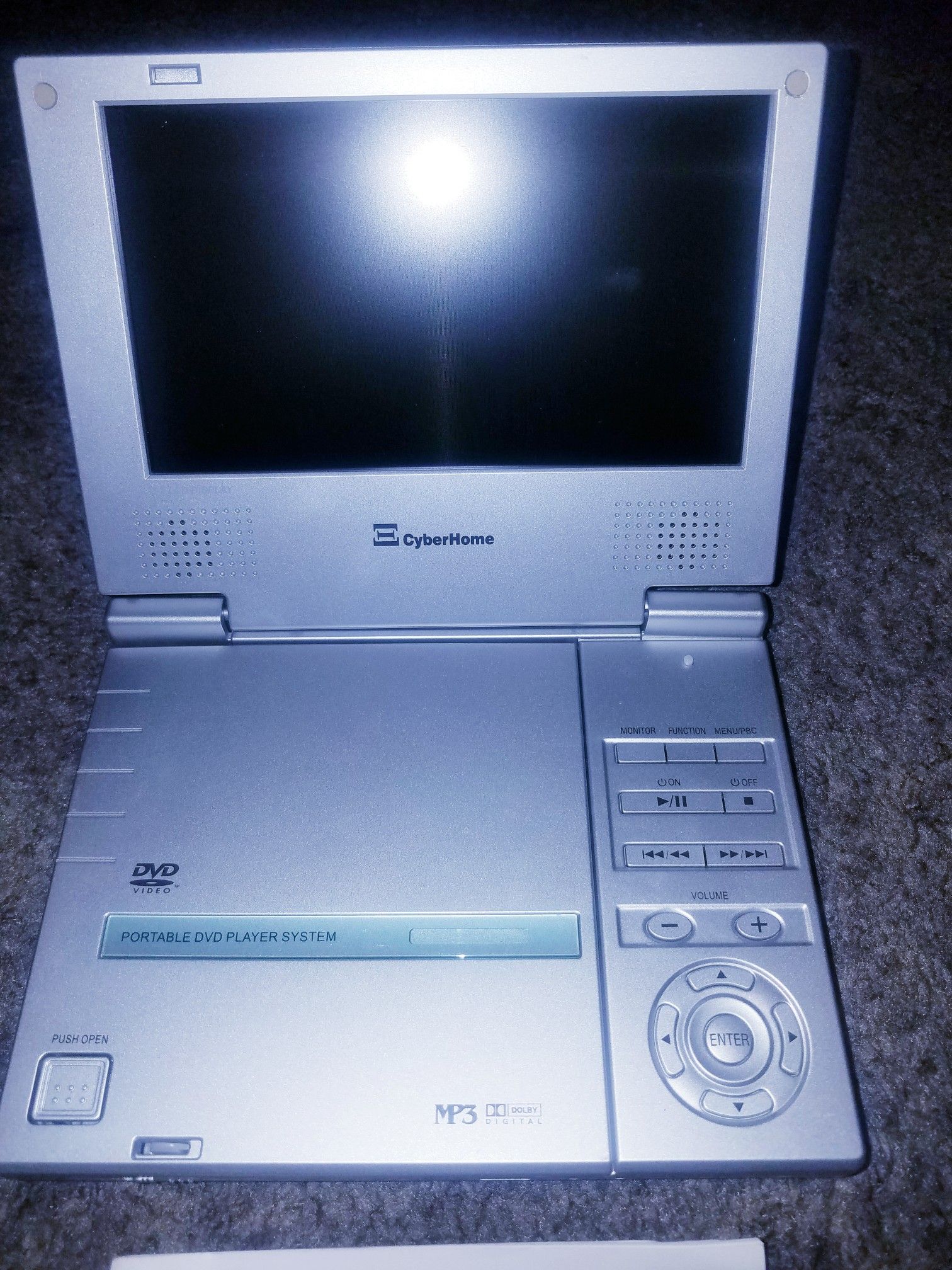 7" Portable Cyberhome DVD Player in Excellent condition for Sale in