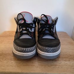 Black Cement 3s Size 11
