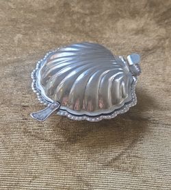English Silverplate Dish. 5", In Good Condition.