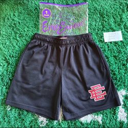 Eric Emanuel Basics Shorts Black/Red Size M