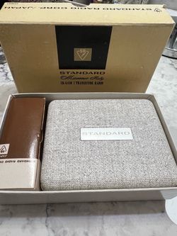 Vintage Standard Micronic Ruby SR-G430 7 Transistor Radio with original box.
