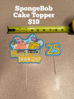 SpongeBob Cake Topper $10 - Corrales 