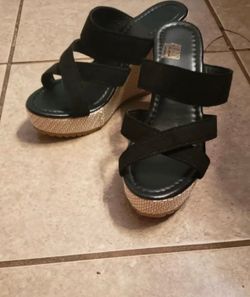 Women Casual Versatile Thick Solid Wedge Slippers