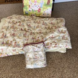 Comforter, Picture And Curtain (TEA PARTY)