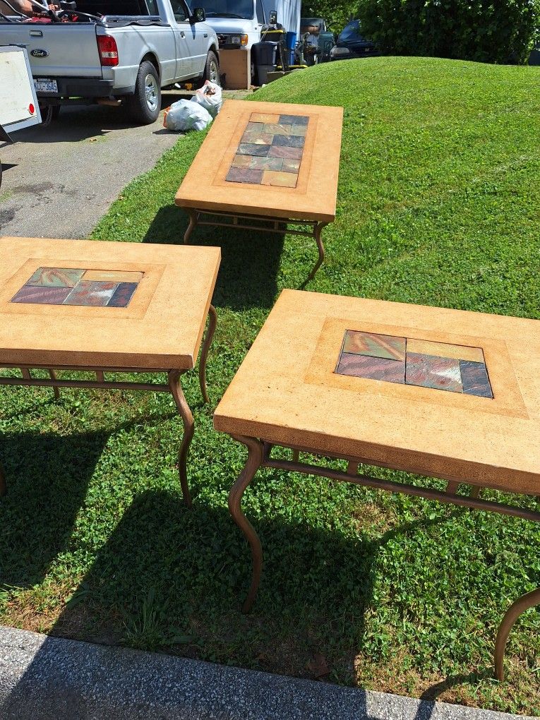 Coffee Table And End Tables Set Of 3