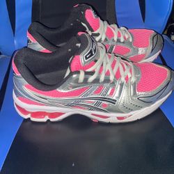 Pink Glow Gel Asics  Kayano 14 Size9