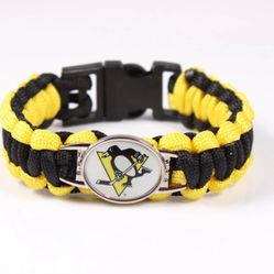 Pittsburgh Penguin Paracord Bracelet 