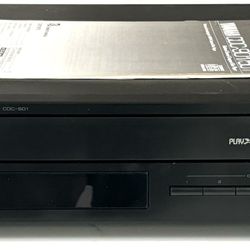 YAMAHA CD5 MULTI DISC PLAYER CDC-501 NOT WORKING PROPERLY NEEDS REPAIR OR FOR PARTS WITH ORIGINAL MANAUAL