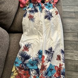$1 Small Floral Jumpsuit 