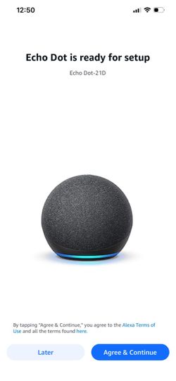 Amazon Echo Dot 5th Gen 2022 Smart Speaker - Charcoal - Tested & Working