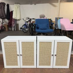 🔥Set of 2🔥Laundry Room Cabinets Wall Mounted, Bathroom Cabinet Wall Mount,Adjustable Shelves, Kitchen Wall Cabinet Storage, Laundry Cabinet, 24INCH 