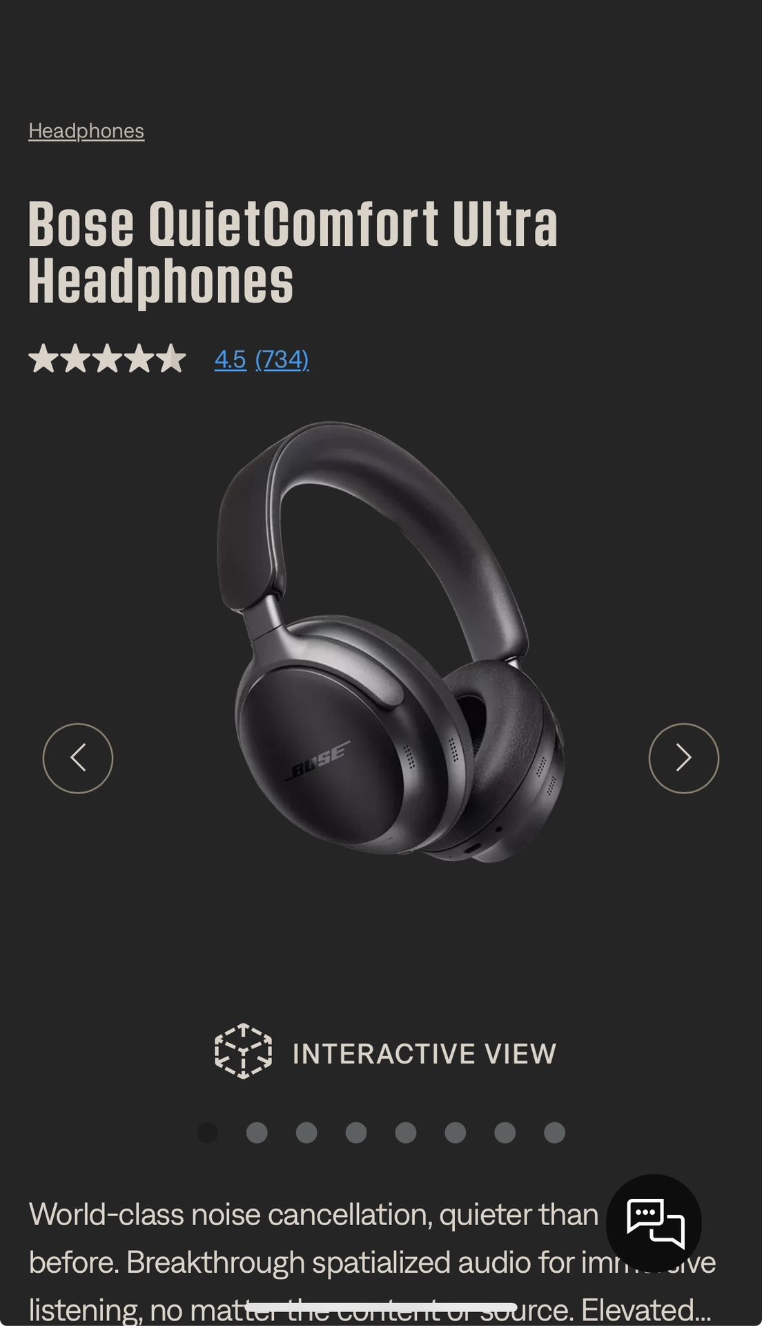 Unopened Bose Quiet Comfort Ultra Headset