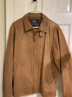 Ralph Lauren Polo Men’s Leather Jacket Medium