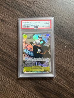 2025 One Piece Op10 EN Trafalgar Law #119 Manga Alternate Art PSA 10 Gem Mint