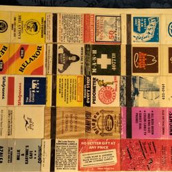 Old Matchbook Collection 