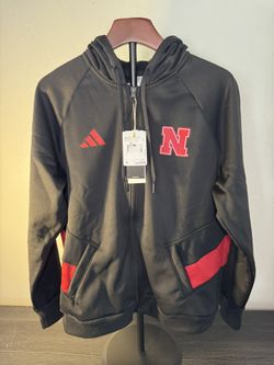 Adidas - Nebraska Hoodie (Size Large Men’s) Brand New With Tags !!