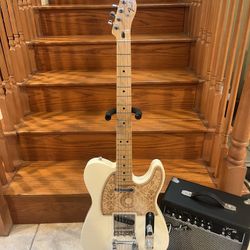 Fender MIM Telecaster (Mint/Upgraded) W/ Fender Amp