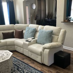 Leather Sectional