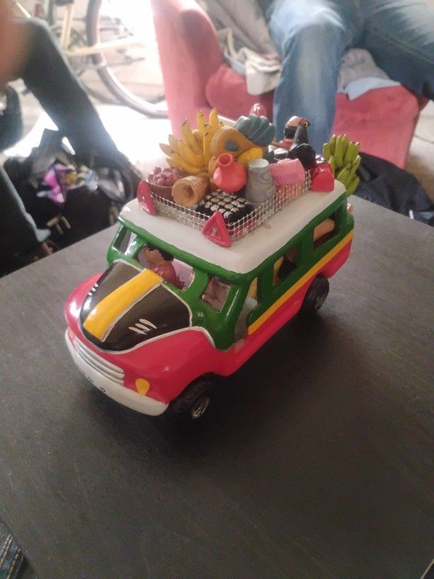 🇨🇴 Authentic Hand-Painted Colombian Chiva Folk Art 🇨🇴