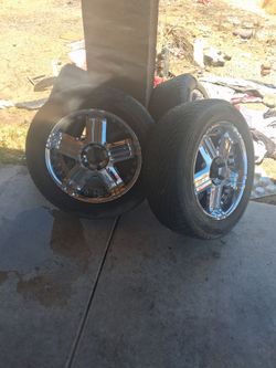 O.B.O. 20 inch tires and emr "panther" rims