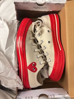 CDG Play x Converse Chuck 70 Low Top Size 6 women’s